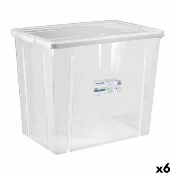 Tárolódoboz fedéllel Tontarelli Linea box 80 L 59 x 39 x 48 cm (6 egység)
MOST 102974 HELYETT 57047 Ft-ért!