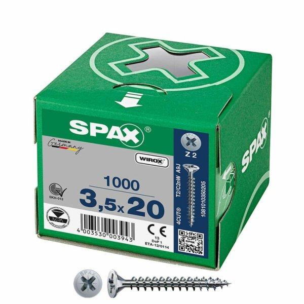 Csavaros doboz SPAX Wirox Z2 Lapos fej 3,5 x 20 mm 1000 Unidades MOST 17348
HELYETT 11682 Ft-ért!