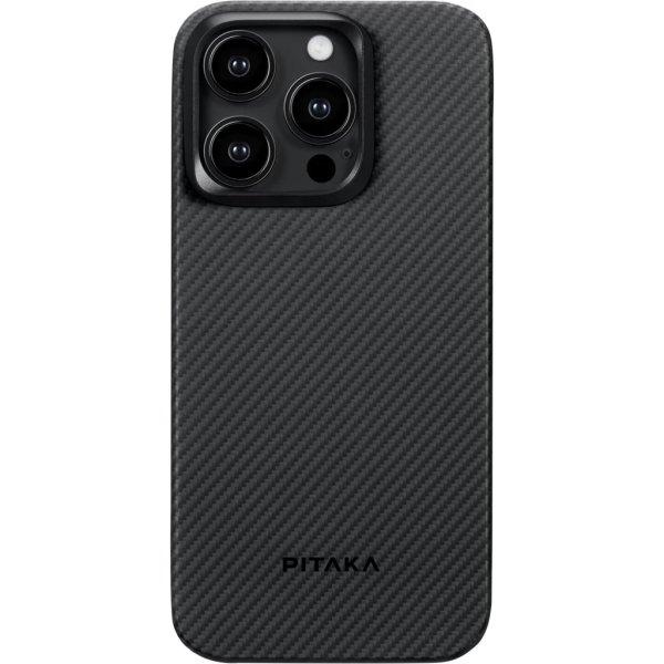 Pitaka MagEZ Case 4 Black / Grey Twill 600D Apple iPhone 15 Pro Max
készülékhez - MagSafe rögzítéssel