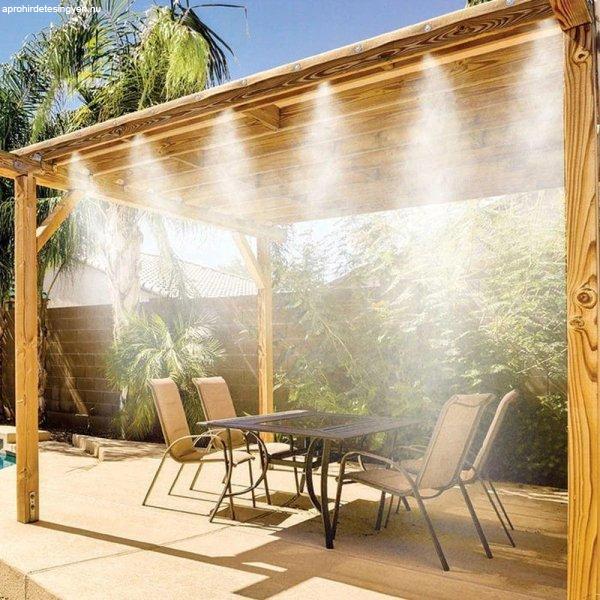 ParkSide 10 m párakapu, Vízköd-hűtőrendszer 10 szórófejjel (383513
Outdoor Misting Cooling System)