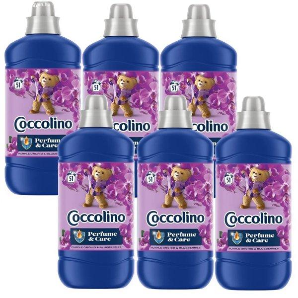 6 x 1275ml Coccolino Perfume & Care - Purple Orchid & Blueberries
öblítőkoncentrátum – 51 mosásra elegendő