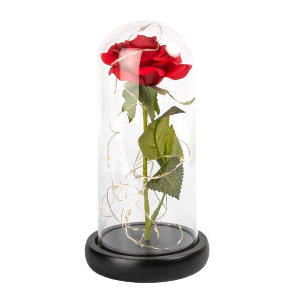 Rose of Love – LED-es örök rózsa - dekor lámpa díszdobozban (BBJ) (BBV)