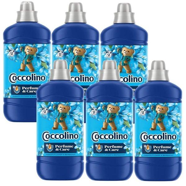 6 x 1275ml Coccolino Perfume & Care - Passion Flower
öblítőkoncentrátum – 51 mosásra elegendő