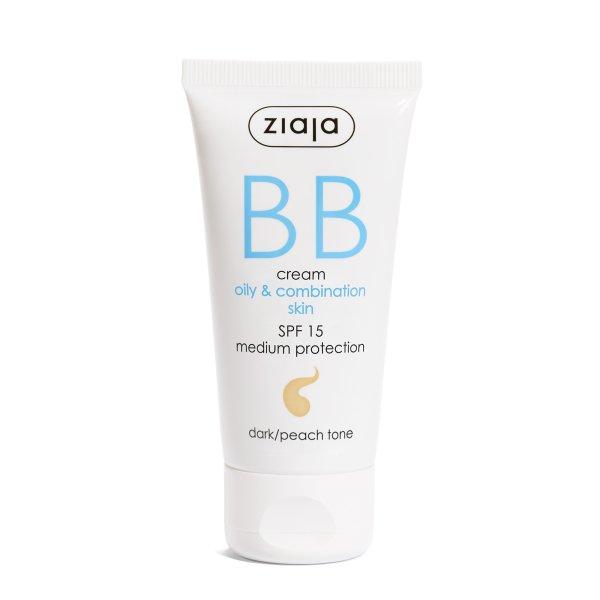 Ziaja BB krém zsíros és vegyes bőrre SPF 15 Dark/Peach Tone
(BB Cream) 50 ml