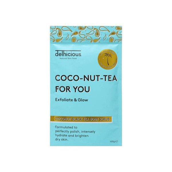 Delhicious Bőrradír Coco-Nut-Tea For You (Coconut Black Tea Body
Scrub) 100 g