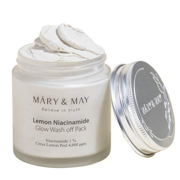 MARY & MAY Világosító arcmaszk Lemon Niacinamide Glow Wash off
Pack 125 g
