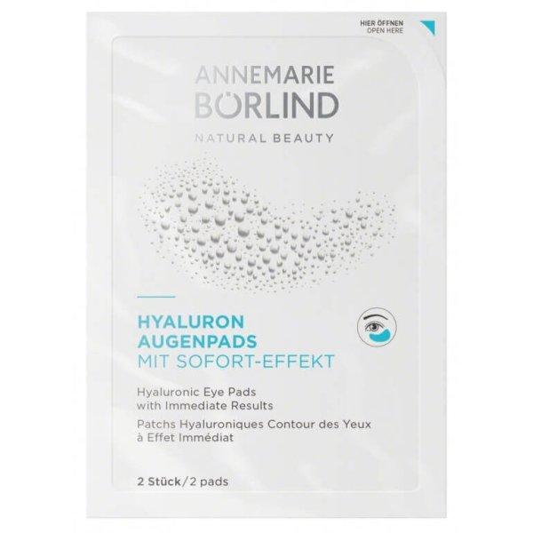 ANNEMARIE BORLIND Hidratáló borogatás a szemkörnyéki
bőrre hialuronsavval(Hyaluronic Eye Pads) 6 x 2 db