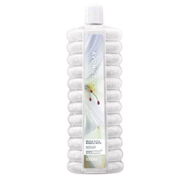 Avon Fürdőhab fehér liliom és pézsma aromával
(Bubble Bath) 1000 ml