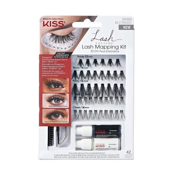 KISS Mesterséges dús szempillák 3D DIY Faux Extensions Lash
Mapping Kit