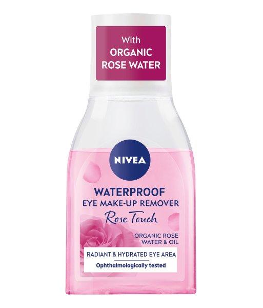 Nivea Kétfázisú szemsmink lemosó Rose Touch (Waterproof Eye
Make-Up Remover) 100 ml