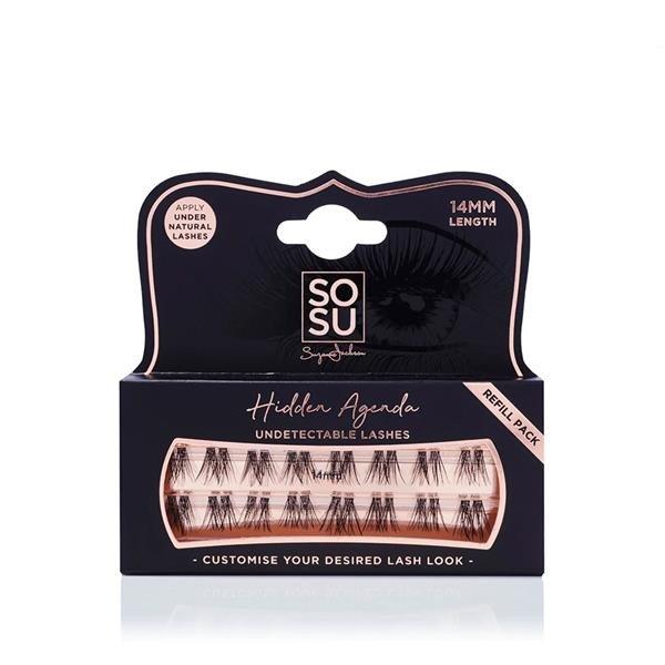 SOSU Cosmetics Kiegészítő egyedi szempillák Hidden Agenda
14 mm (Individual Lashes)