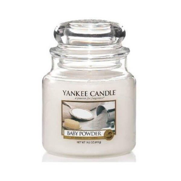 Yankee Candle Illatgyertya Classic Baby Powder 411 g - közepes