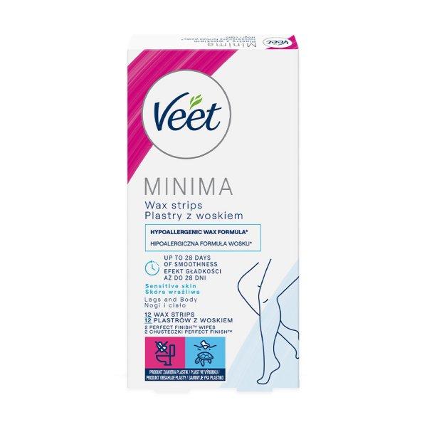 Veet Hipoallergén viaszcsíkok lábra Minima 12 db