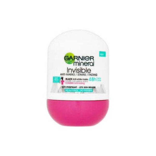 Garnier Ásványi izzadásgátló Roll-on 48H Mineral
Invisible 50 ml