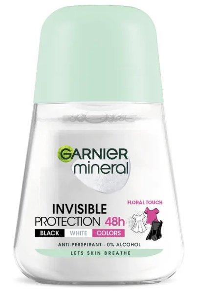 Garnier Ásványi izzadásgátló a tartós
frissesség érdekében Roll-on Invisible 50 ml