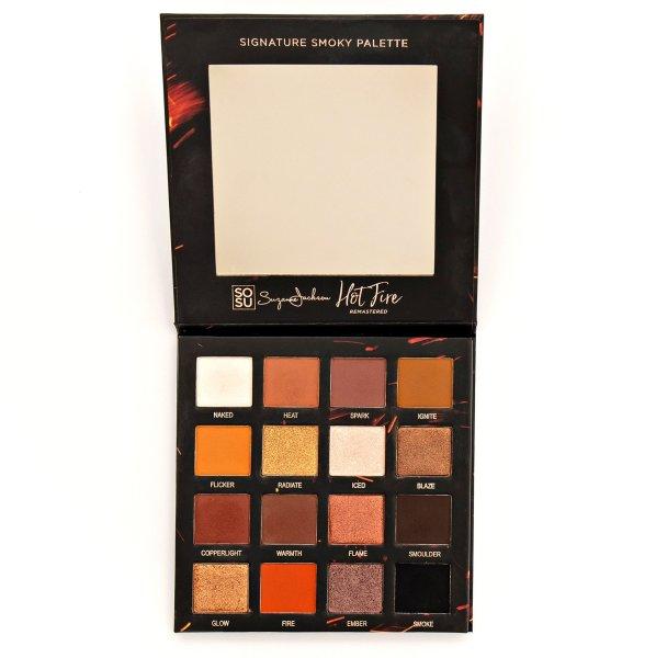 SOSU Cosmetics Szemhéjfesték paletta Hot Fire (Palette) 32 g