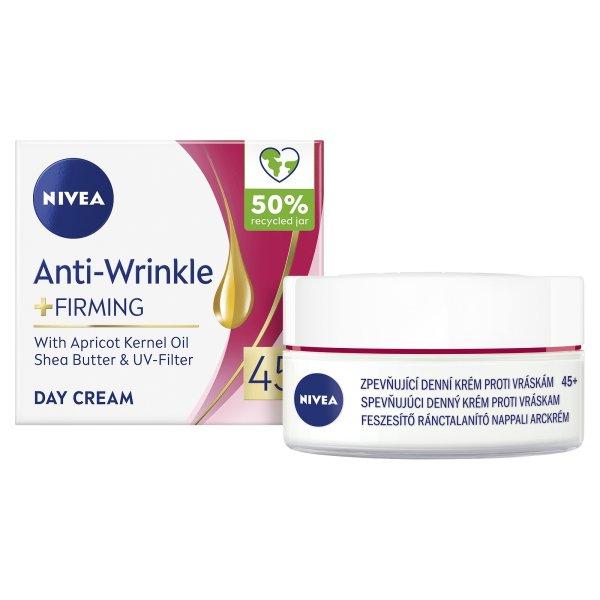 Nivea Feszesítő nappali krém 45+ (Anti-Wrinkle + Firming) 50 ml