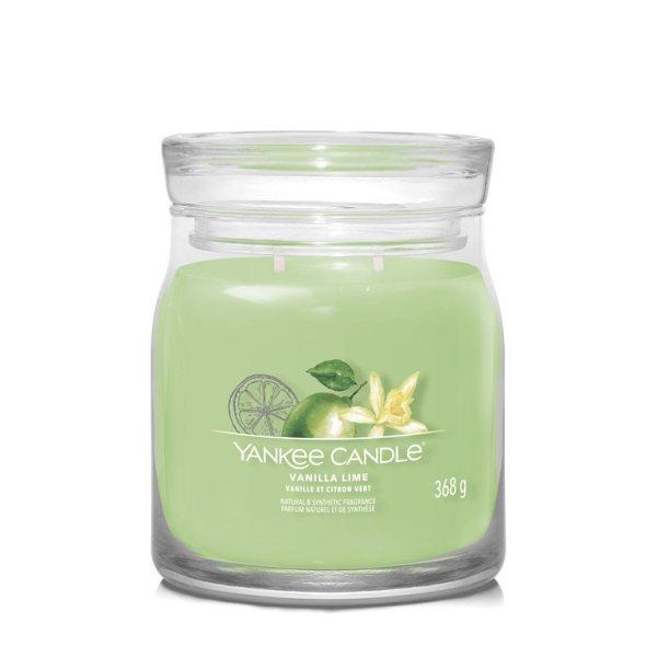 Yankee Candle Illatgyertya Signature közepes Vanilla Lime 368 g