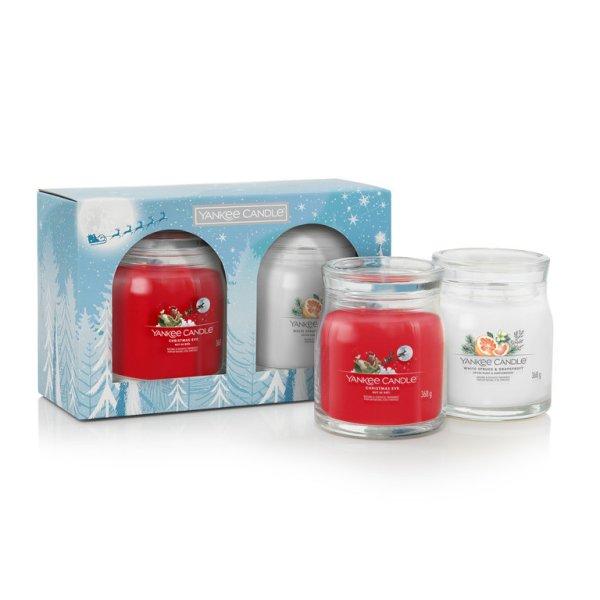 Yankee Candle Karácsonyi ajándékcsomag Signature
illatgyertyák 2 db
