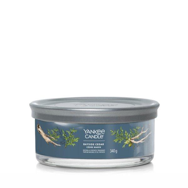 Yankee Candle Illatgyertya Signature tumbler közepes Bayside Cedar 340 g