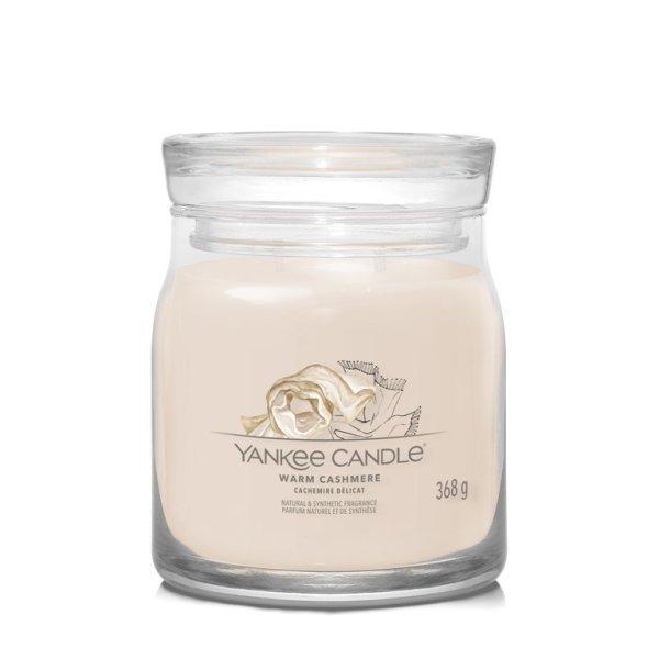 Yankee Candle Illatgyertya Signature közepes Warm Cashmere 368 g