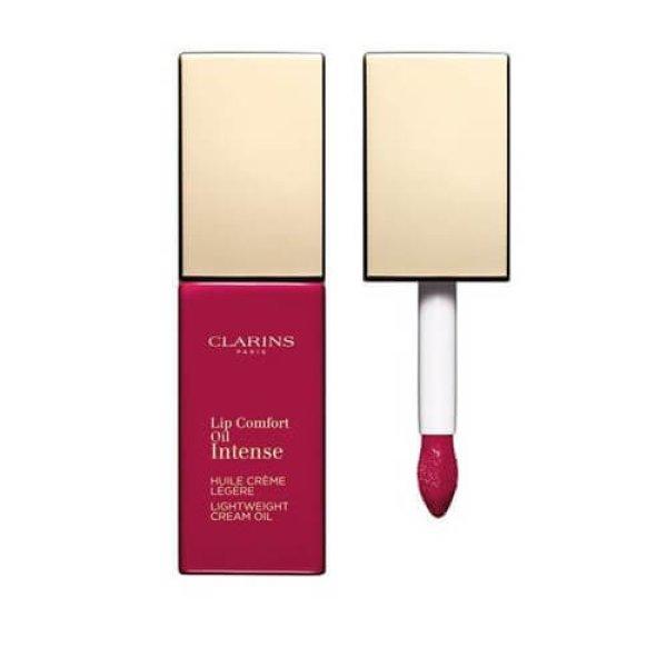 Clarins Olajos szájfény Lip Comfort Oil Intense (Lightweight Cream
Oil) 7 ml 02 Intense Plum