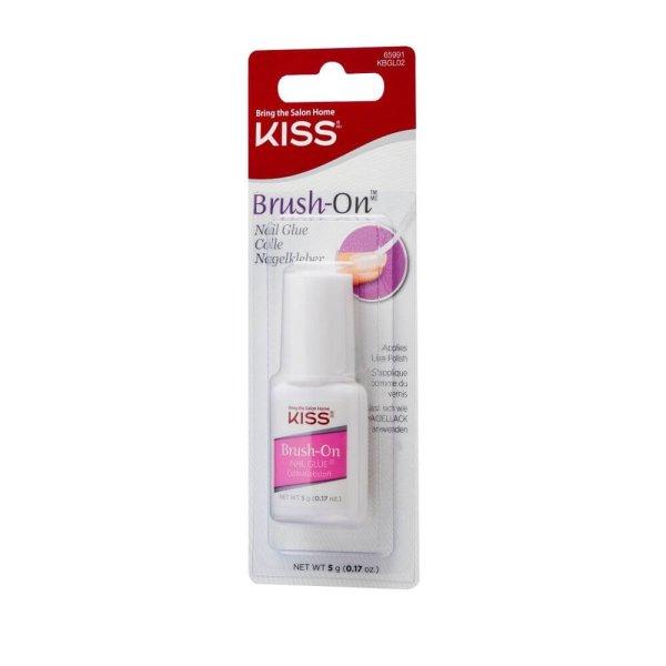 KISS Gyorsan száradó körömragasztó ecsettel Brush-On
(Nail Glue) 5 g