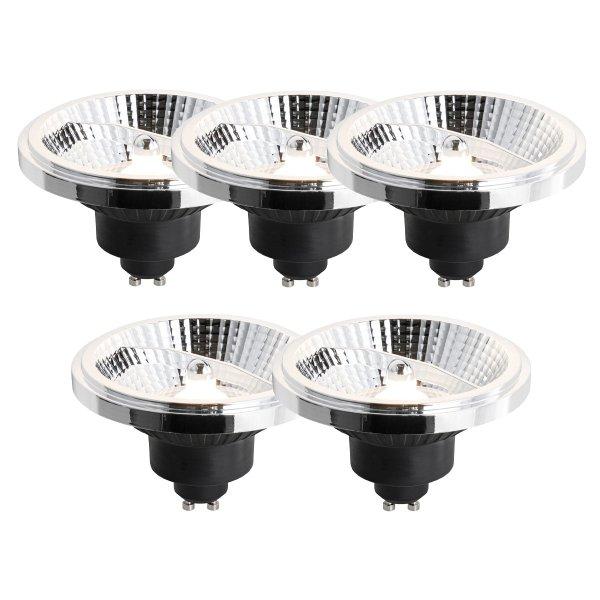 5 db GU10 3 fokozatú fényerő-szabályozós LED izzó 111 mm 10,5 W 770 lm
3000K