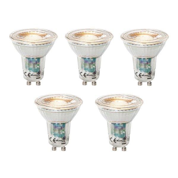 5 db GU10 dimbare LED lamp 3W 200 lm 2200 - 6500K