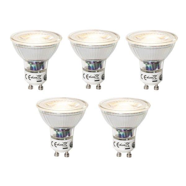 5 db GU10 dimbare LED lamp 7W 700 lm 3000K