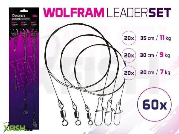 Delphin Bomb Volfrám Előke Szett Karabinerrel 60db/csomag