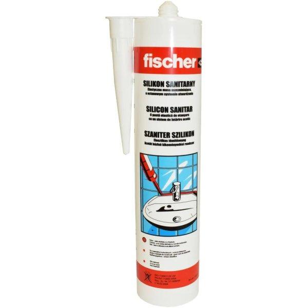 FISCHER DSSI színtelen szaniter szilikon, 280 ml 