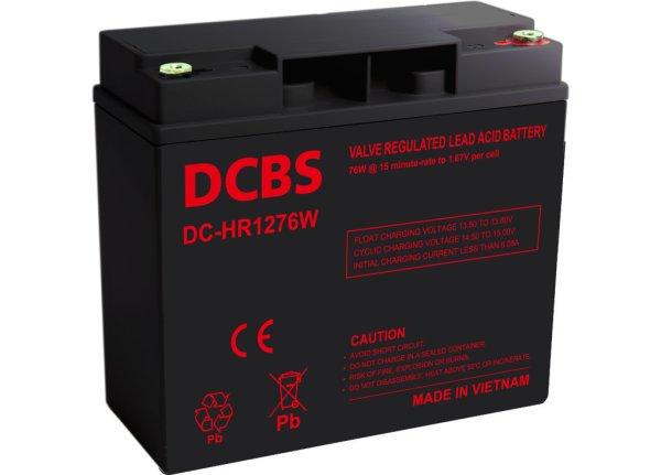 DCBS DC-HR1276W 12V 20Ah szünetmentes UPS akkumulátor