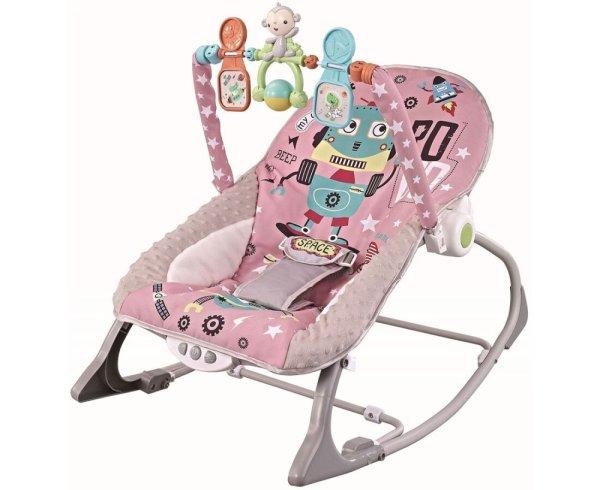 Chipolino Baby Spa rezgő-zenélő pihenőszék 9 kg-ig - Pink