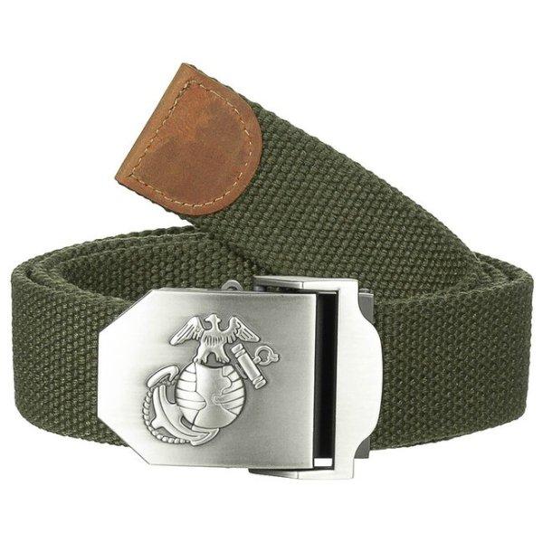 MFH USMC web öv, kb. 4 cm, OD zöld