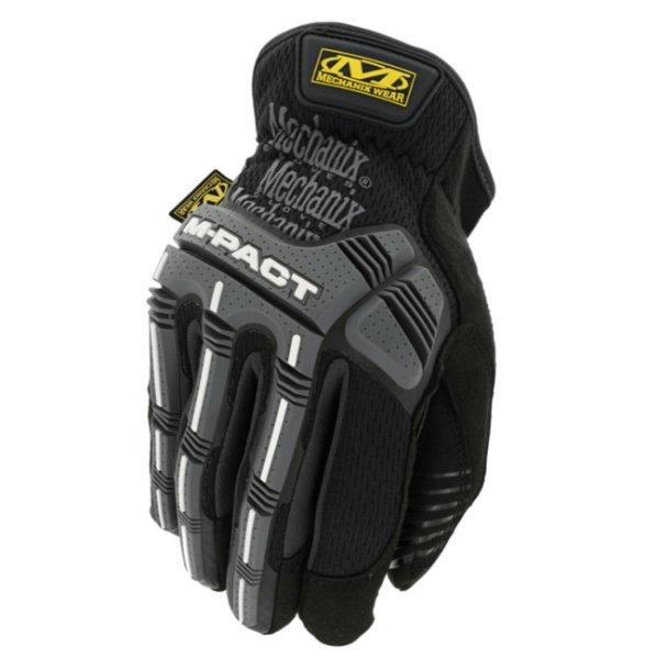 Mechanix M-Pact Open Cuff munkakesztyű fekete/szürke