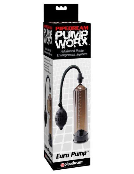 Pipedream Euro Pump - Péniszpumpa (Füstszínű-Fekete)