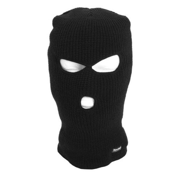 Mil-Tec BLACK THINSULATE™ 3-HOLE BALAKLAVA