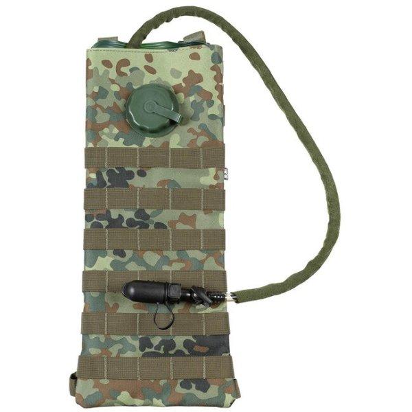 MFH Hidratáló táska TPU tömlővel MOLLE, 2,5 L, BW camo