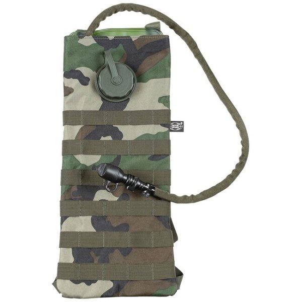 MFH Hidratáló táska TPU tömlővel MOLLE, 2,5 L, woodland