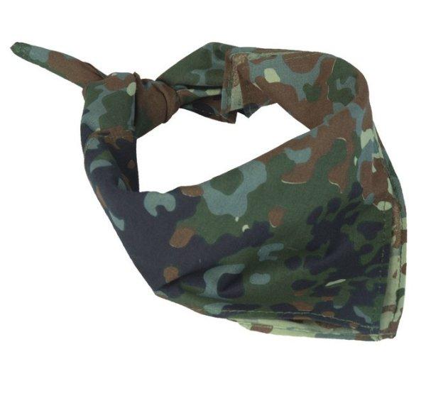 Mil-tec kendő bandana, flecktarn