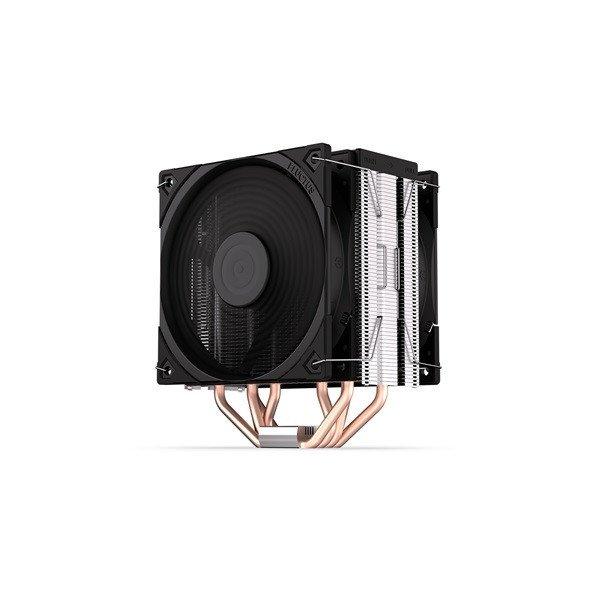 Endorfy CPU Cooler - Fera 5 Dual Fan (2x12 cm, 4 pin, 4x heatpipe, PWM, TDP
220W, fekete)