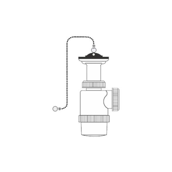 Washbasin Siphon Mirtak v70 PVC MOST 7030 HELYETT 3944 Ft-ért!