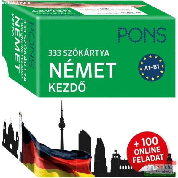 PONS 333 szókártya Német kezdő plusz 100 online feladat