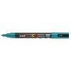 Dekormarker, Uni Posca PC-3M, 0,9-1,3 mm, kpos hegy, smarag