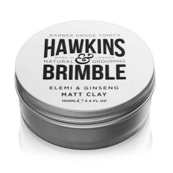 Hawkins & Brimble Matt hajpomádé elemi és ginzeng illattal (Elemi
& Ginseng Matt Clay) 100 ml