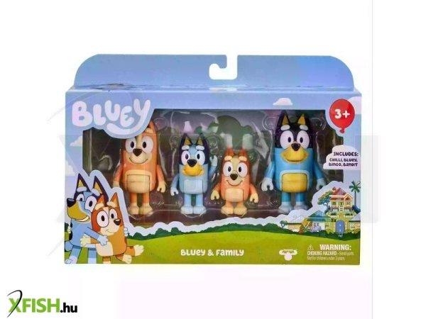 Bluey: Család figura szett - 4 db-os