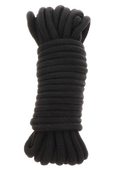 Hidden Desire Bondage Rope Black 10m