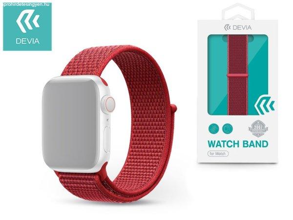 Apple Watch szövet sport szíj - Devia Deluxe Series Sport3 Band - 38/40/41 mm
- piros