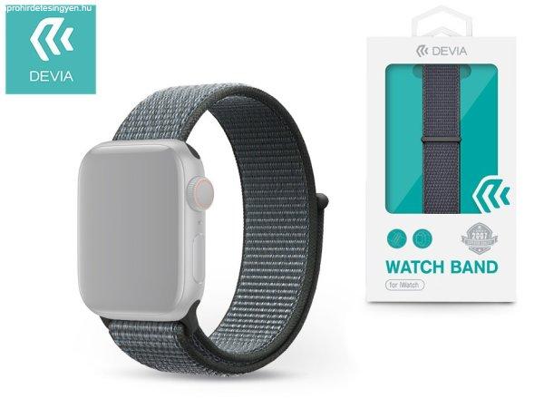 Apple Watch szövet sport szíj - Devia Deluxe Series Sport3 Band - 42/44/45/49
mm- storm gray